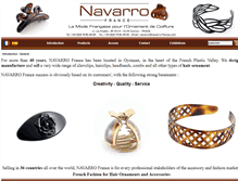Tablet Screenshot of navarro-france.com